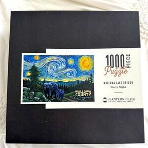 Lantern Press 1000 Pc Puzzle "Starry Night" Wallowa County Oregon